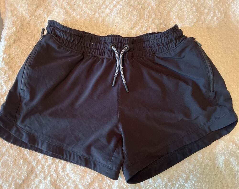 Athleta Girl All Play 3" Short Black Athletic Workout Shorts XL/14 A621
